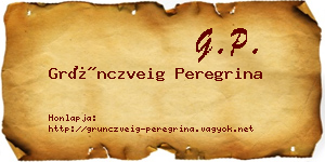Grünczveig Peregrina névjegykártya
